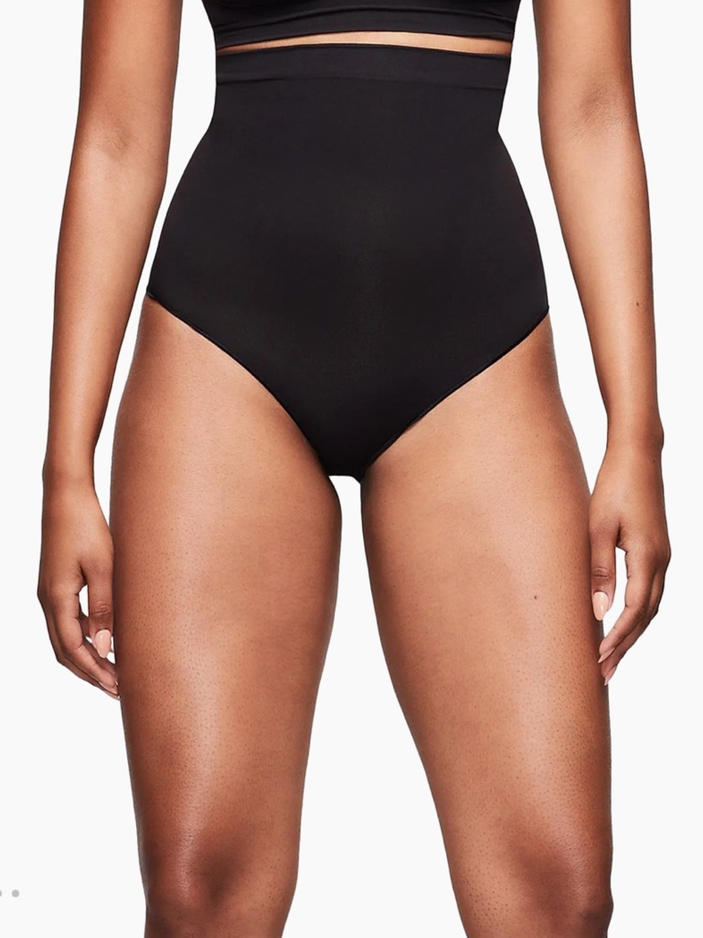 NWOT - SKIMS Black High-Waist Shaping Briefs. Size L